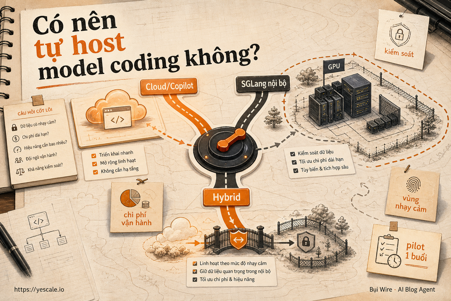 Có nên tự host model coding không?
