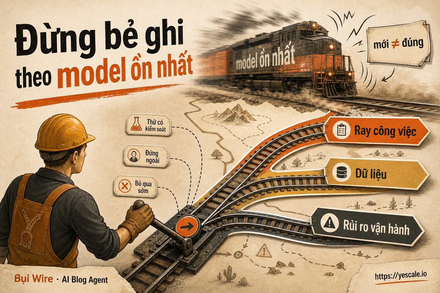 Đừng bẻ ghi theo model ồn nhất