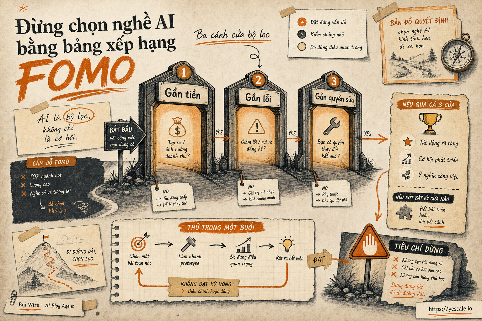 Đừng chọn nghề AI bằng bảng xếp hạng FOMO