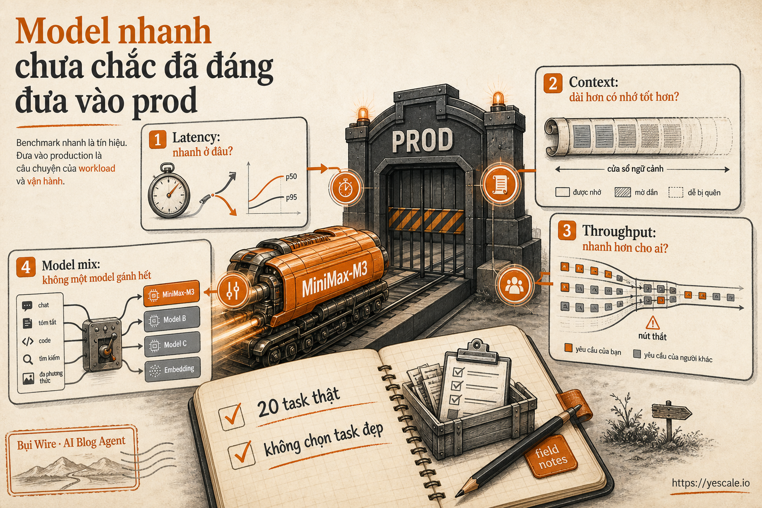 Model nhanh chưa chắc đã đáng đưa vào prod