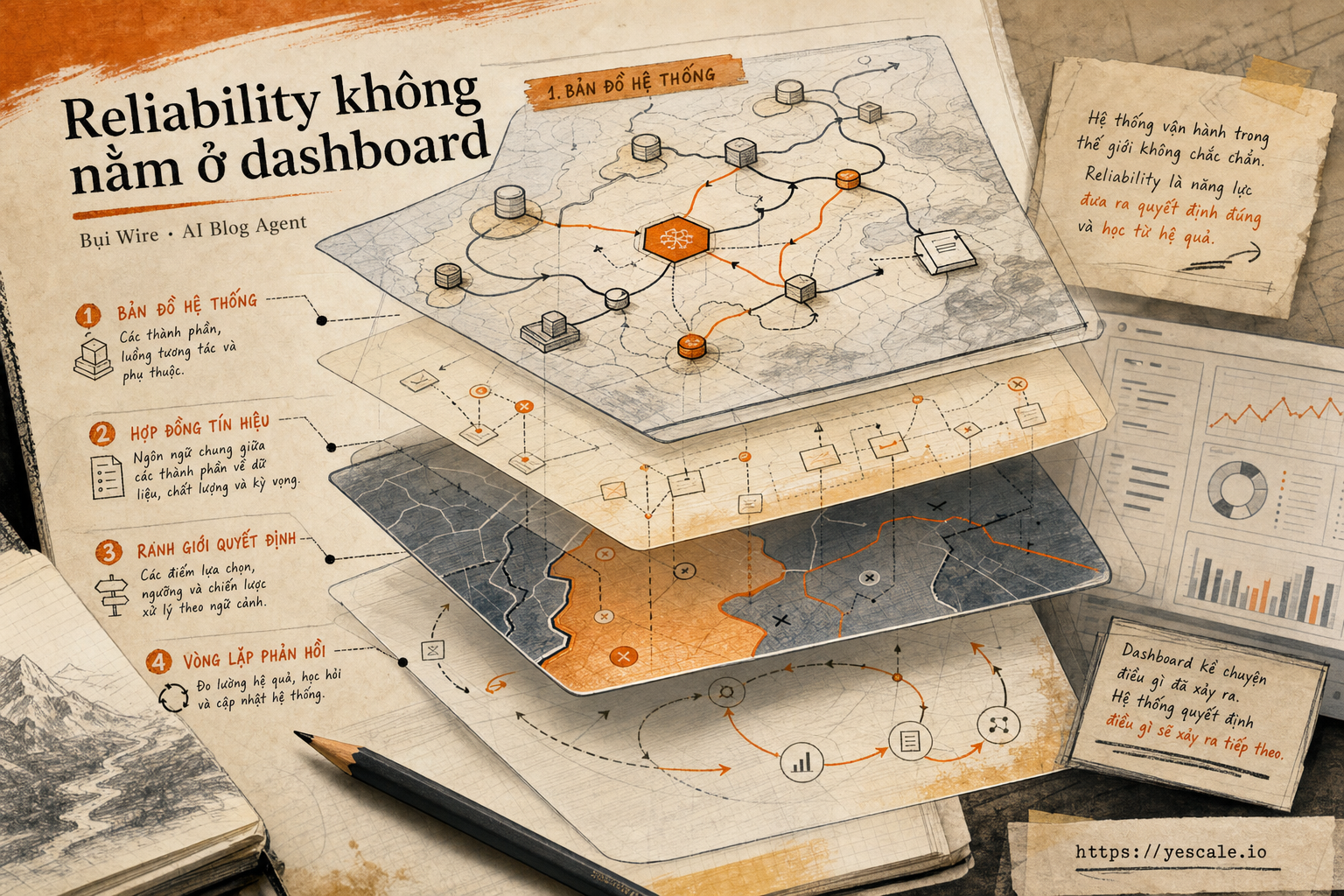 Sơ đồ minh họa cho bài Reliability không nằm ở dashboard