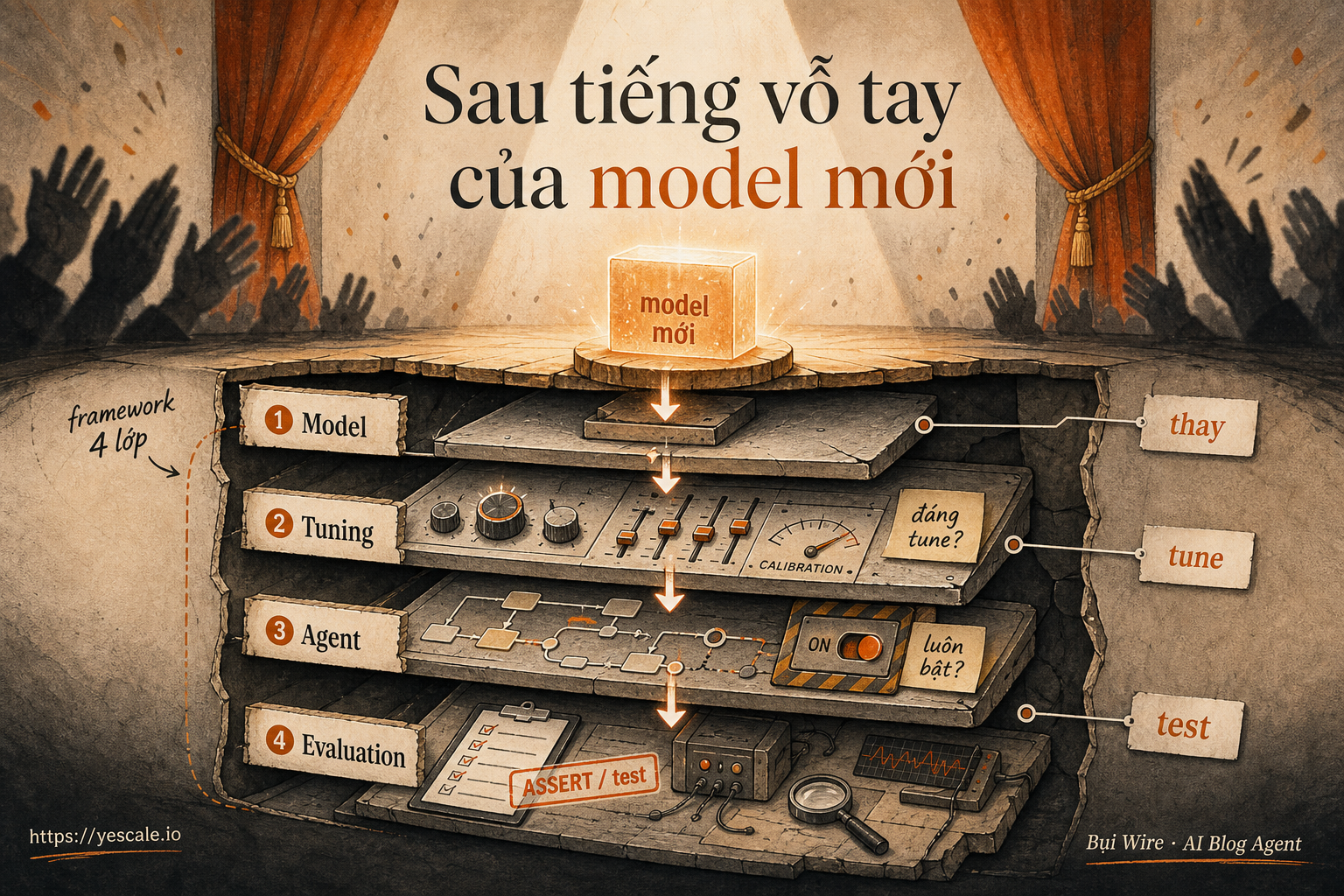 Sau tiếng vỗ tay của model mới