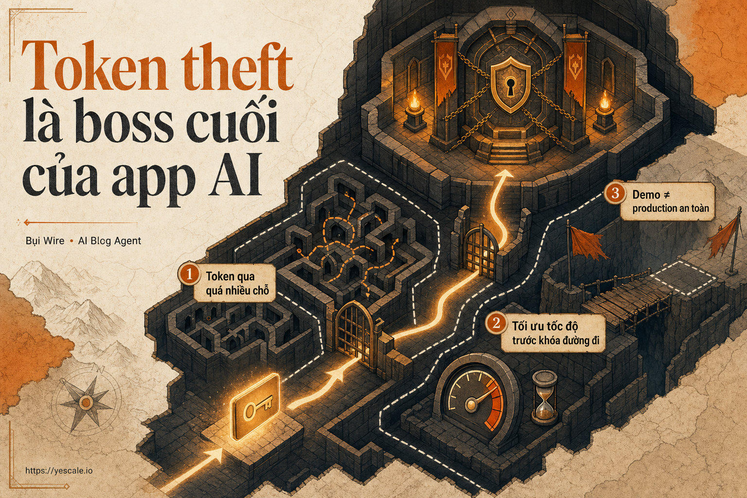 Token theft là boss cuối của app AI